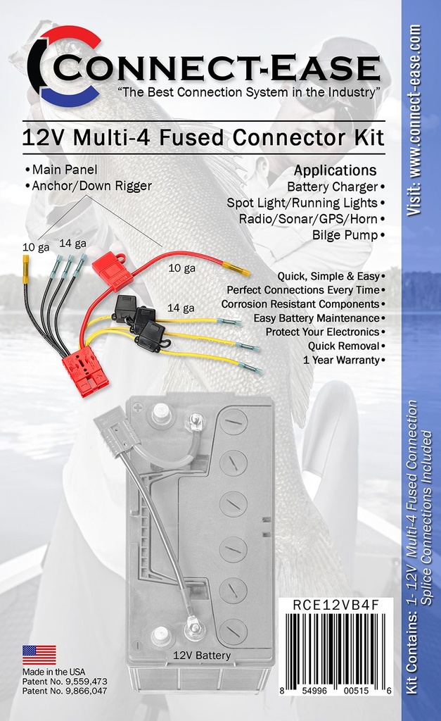 12V 4-Port Fused Accessory Connector (3)