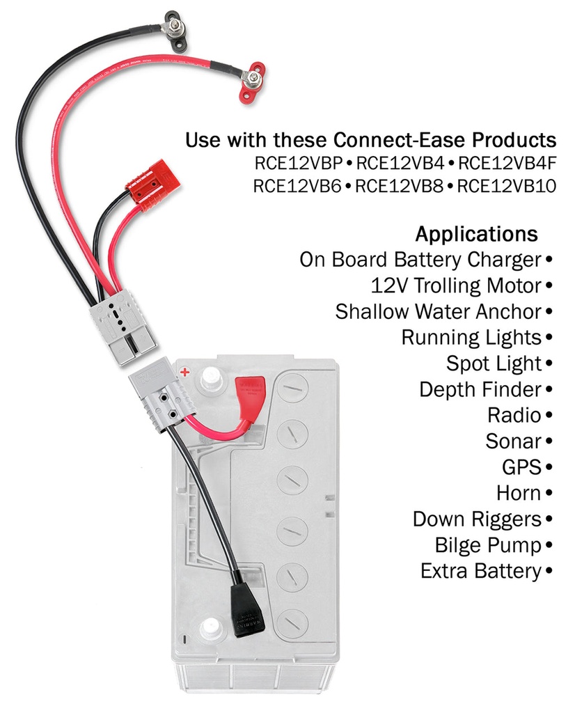 12V Starting Battery & Accessory Complete Kit — 6-Gauge (2)