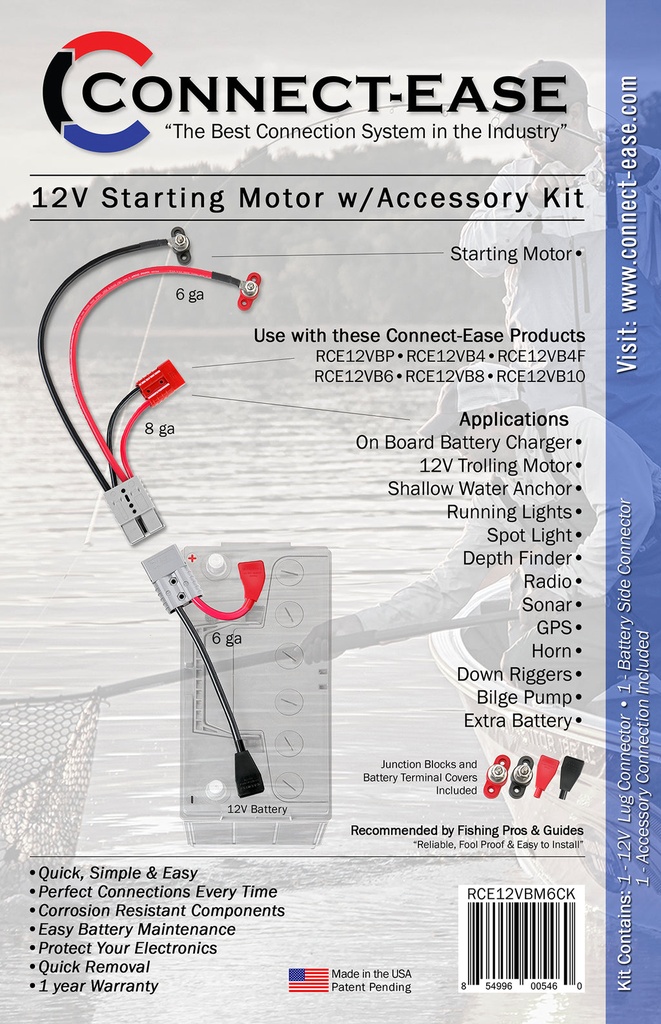 12V Starting Battery & Accessory Complete Kit — 6-Gauge (3)