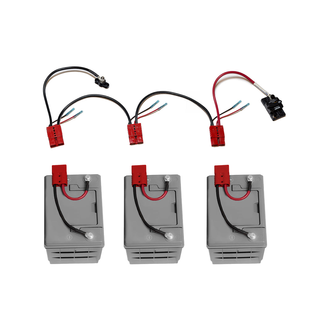 36V Pro Series Trolling Motor Connection Kit — 6-Gauge with  (2)