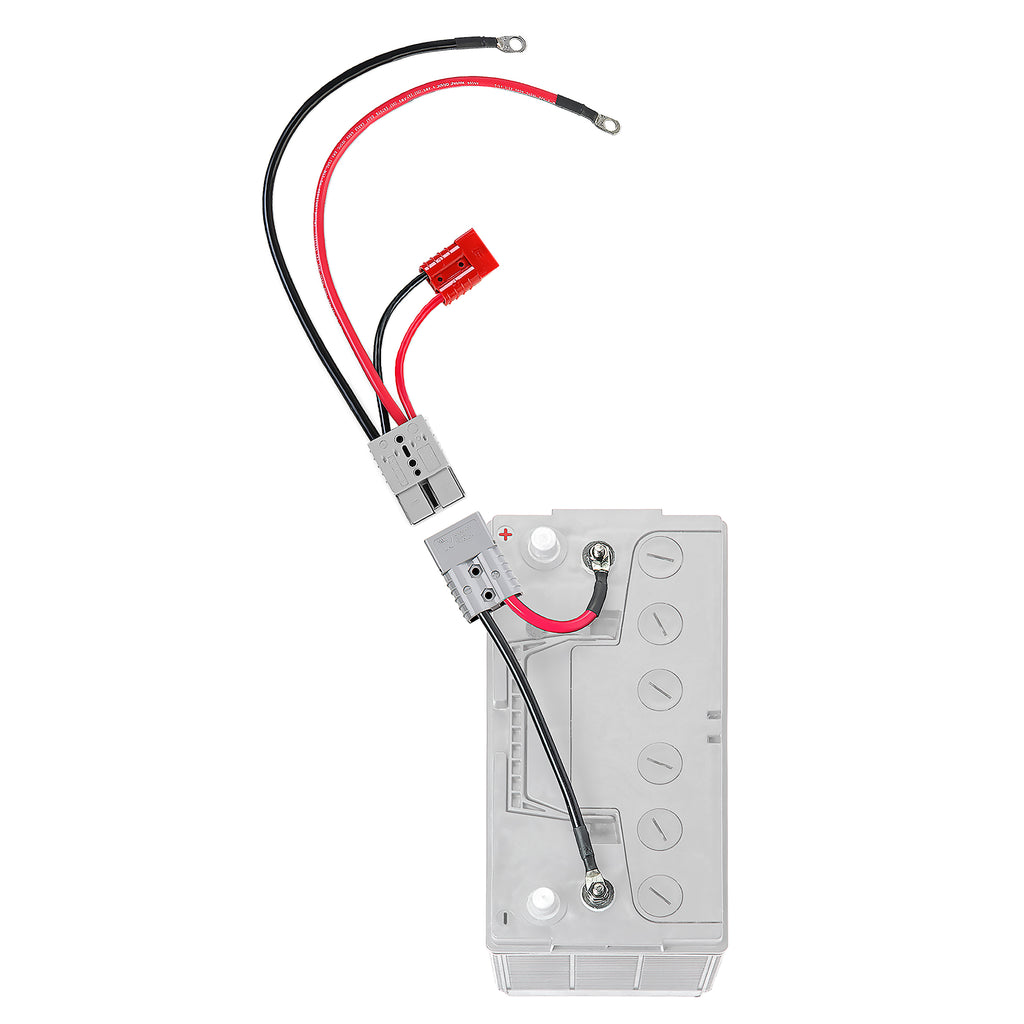 [RCE12VBM6K] 12V Outboard Starting Battery Kit with Accessory Connector — 6 AWG