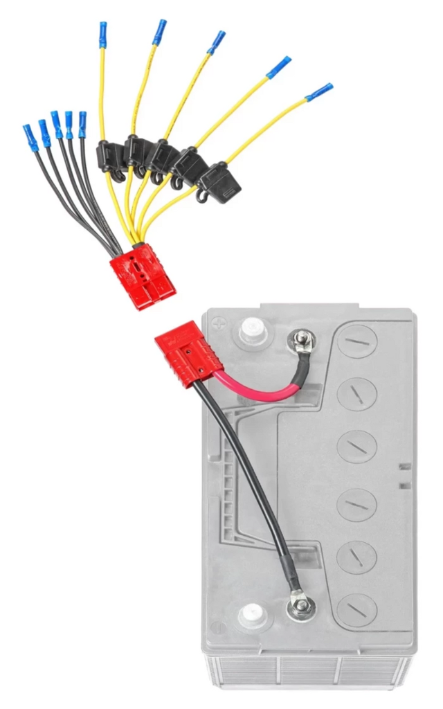 [CE12VB5FK] 12V Multi-Accessory 5-Port Fused Connection Kit — Marine Electronics Hub