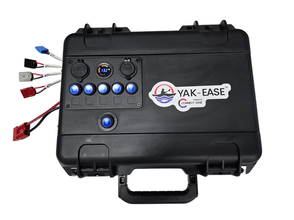 [RCE12VPWRPAK] Yak-Ease Power Pak The ultimate Power Box for Kayaks Camping. Duck Boats, small Boats and off grid Power
