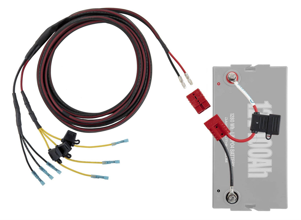 [RCE12VGRPTLR] Graph Power Tiller — 10 ft Electronics Wiring Harness for Tiller Boats & Kayaks