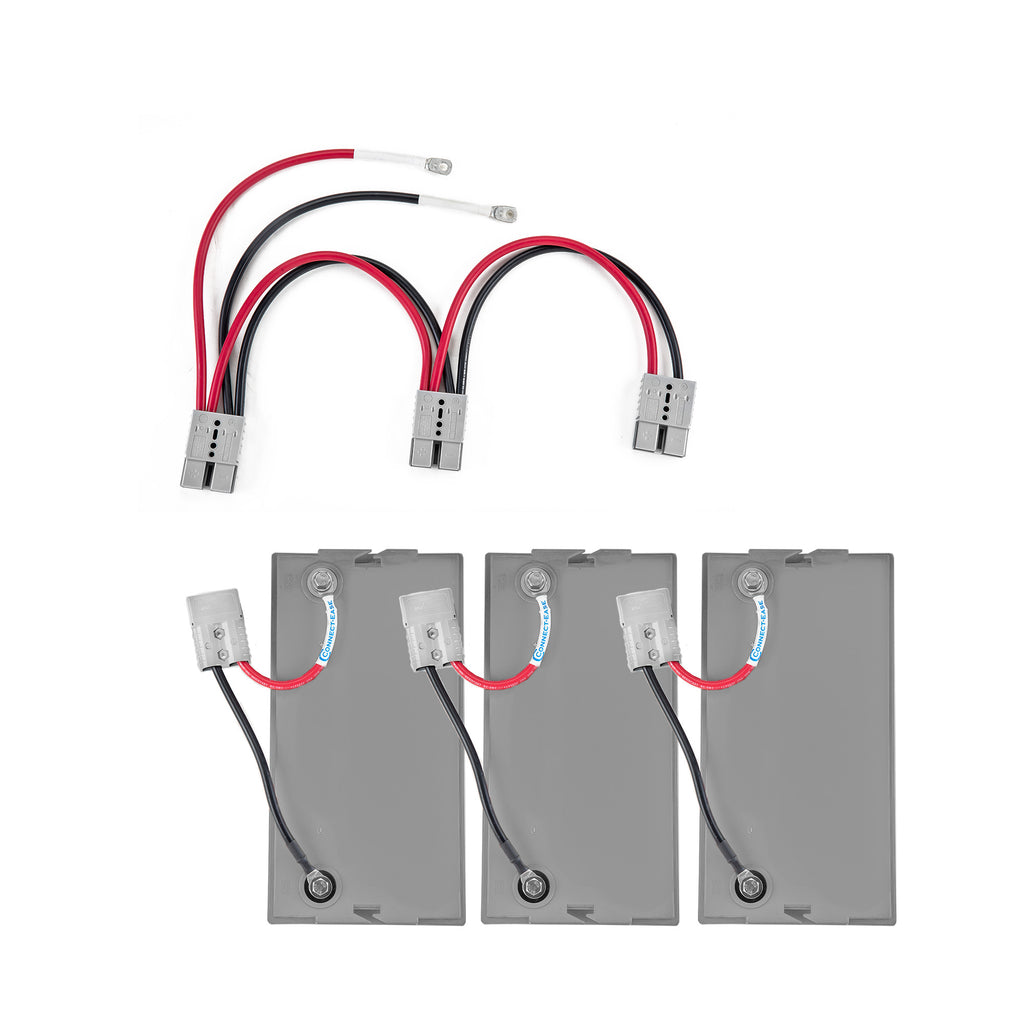 3-Battery 12V Parallel Quick Connect System for RV, Van & Overland