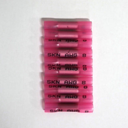 [CE 8 BS] 8 AWG Heat Shrink Butt Splices — 10 Pack